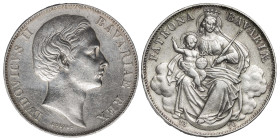 German States Bavaria 1 Vereinsthaler 1870