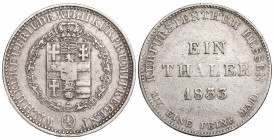 German States Hesse 1 Thaler 1833 A