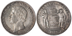German States Kingdom of Saxony 1 Ausbeutevereinsthaler 1865 B