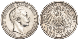 German States Kingdom of Prussia 2 Mark 1904 A