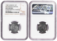 Germany 10 Pfennig 1948. NGC UNC