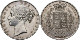 Great Britain Crown 1845. NGC AU Details (cleaned)