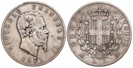 Italy 5 Lire 1871 M BN