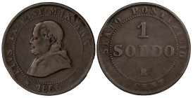 Italy Papal States 1 Soldo/ 5 Centesimi 1866 R