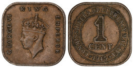 Malaya 1 Cent 1945