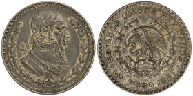 Mexico 1 Peso 1957 Mo