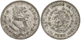 Mexico 1 Peso 1961 Mo