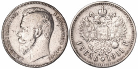 Russia Rouble Nicholas II 1911-EB