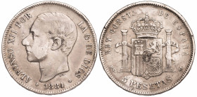 Spain 5 Pesetas 1884 MSM