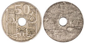 Spain 50 Centimos Error