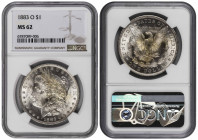 USA 1 Dollar 1921. Morgan Dollar. NGC MS 63