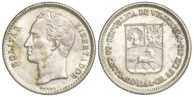 Venezuela 50 Centimos 1954 (1955)