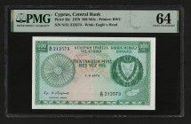 Cyprus 500 Mils 1979. PMG Choice UNC 64