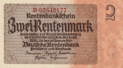 Germany 2 Rentenmark 1937