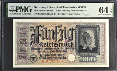 Germany / Occupied Territories WWII 50 Reichsmark 1940-45. PMG 64 EPQ