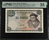 Spain 1000 Pesetas 1946. PMG 55