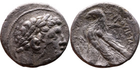 PHOENICIA: Tyre - Autonomy Issue ( I BC ) AR Shekel Obverse: Laureate bust of Melkart right Reverse: TYPOY IEPAΣ KAI AΣYΛOY (of Tyre the holy and invi...