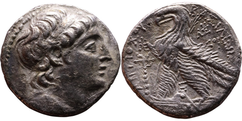 Antiochos VII Sidestes (Seleukid King: 138 – 129 BC ) Phoenica: Tyre – Tetradrac...