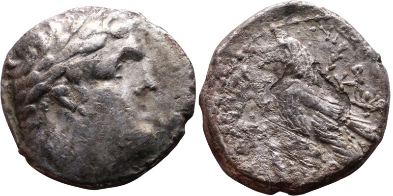 PHOENICIA: Tyre - Autonomy Issue ( I BC ) AR Shekel Obverse: Laureate bust of Me...