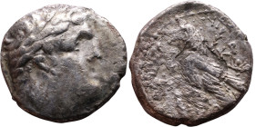 PHOENICIA: Tyre - Autonomy Issue ( I BC ) AR Shekel Obverse: Laureate bust of Melkart right Reverse: TYPOY IEPAΣ KAI AΣYΛOY (of Tyre the holy and invi...