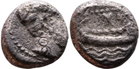 Phoenicia, Arados. Uncertain king. Circa 380-351/0 BC. AR Obol - 1/12 Shekel

Weight:12mm 2,94g