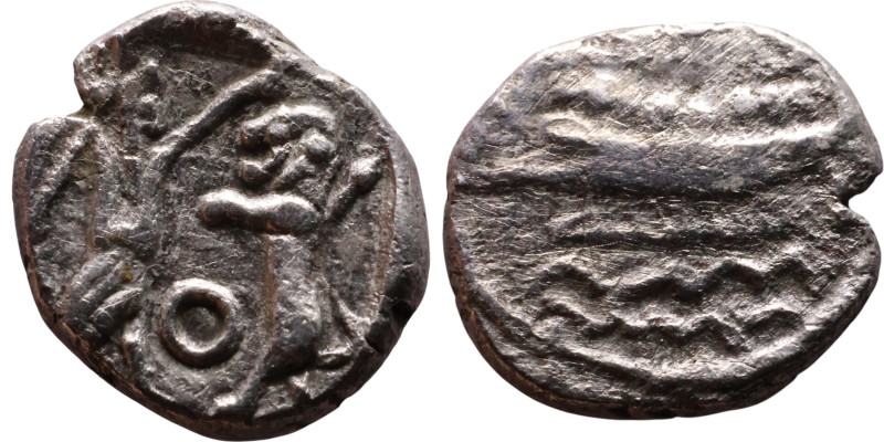 PHOENICIA: Sidon (4th century) Ar Obol Obverse: Galley l.; legend in Phoenician,...