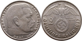 Germany – 2 Reichsmark - 1937

Weight:25mm 8,04g