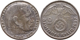 Germany – 2 Reichsmark - 1937

Weight:25mm 7,99g