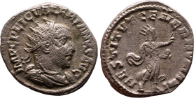 Roman coin – Walerianus (253-260). Bilon Antoninian.

Weight:22mm 4,91g