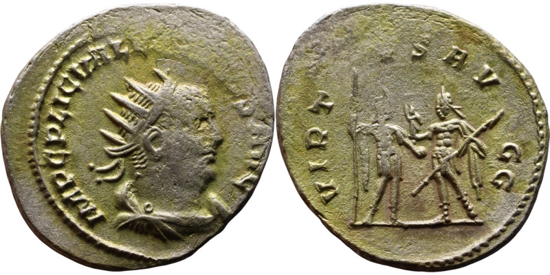 Roman coin – Walerianus (253-260). Bilon Antoninian.

Weight:23mm 3,79g