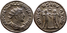 Roman coin – Walerianus (253-260). Bilon Antoninian.

Weight:21mm 3,49g