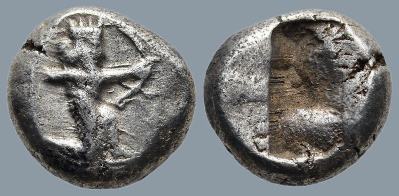 ACHAEMENID EMPIRE. Time of Darios I to Xerxes I. (Circa 505-480 BC). Sardes mint...