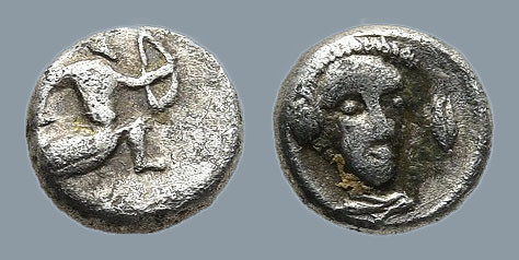 PERSIA. Achaemenid Empire. Time of Artaxerxes II to Darius III (375-330 BC)
AR ...