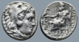 KINGS of MACEDON. Alexander III ‘the Great’ (336-323 BC). Struck under Philip III Arrhidaios, circa 323/2 BC. Sardes mint
AR Drachm (16,2mm 4,12g)
O...