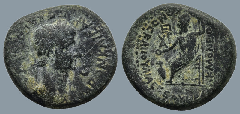 PHRYGIA. Acmonea. Nero (AD 54-68). Lucius Servenius Capito, archon for the third...