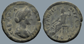 Phrygia, Acmoneia. Plautilla, (AD 202-205) Magistrate Flabios Priskos.
AE Bronze (20,4mm 4,7g)
Obv: ΦΟΥΛ ΠΛΑΥΤΙΛA ΣΕΒ, diademed and draped bust righ...