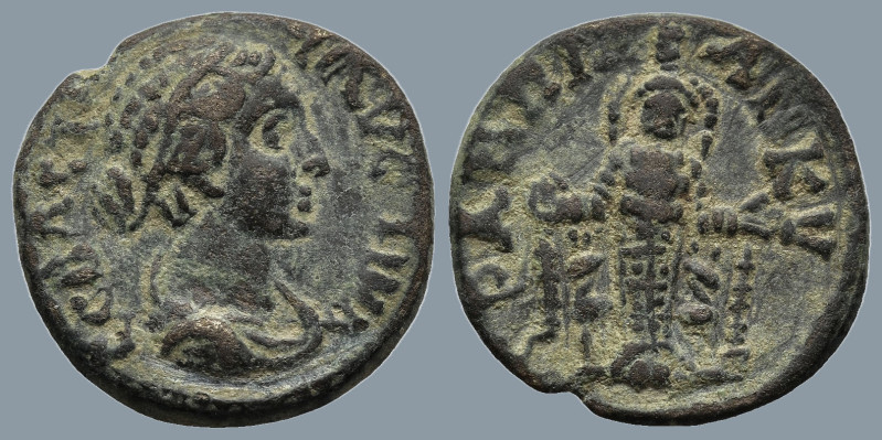 PHRYGIA. Ancyra. Faustina II, Augusta (AD 147-175)
AE Bronze (18,5mm 3,7g)
Obv...