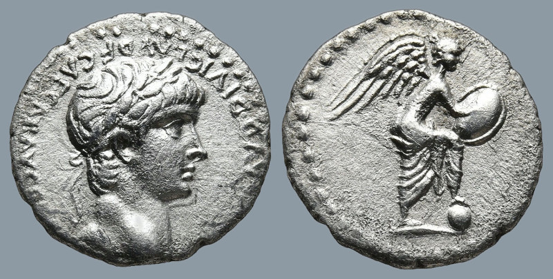 CAPPADOCIA. Caesarea. Nero (AD 54-68)
AR Hemidrachm (14,7mm 1,7g)
Obv: NERO CL...