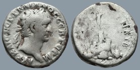 CAPPADOCIA. Caesarea. Trajan AD 98-117).
AR Didrachm (21,7mm 6,2g)
Obv: ΑΥΤ ΚΑΙϹ ΝΕΡ ΤΡΑΙΑΝΟϹ ϹΕΒ ΓΕΡΜ. Laureate head of Trajan, right
Rev: ΔΗΜ ΕΞ ...