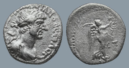 CAPPADOCIA. Caesarea. Hadrian (AD 117-138).
AR Hemidrachm (14,2mm 1,4g)
Obv: AYTO KAIC TPAI AΔPIANOC CЄBACT. Laureate, draped and cuirassed bust of ...