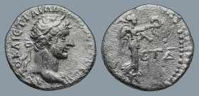 CAPPADOCIA. Caesarea. Hadrian (AD 117-138).
AR Hemidrachm (15,5mm 1,4g)
Obv: AYTO KAIC TPAI AΔPIANOC CЄBACT. Laureate bust right, with slight draper...