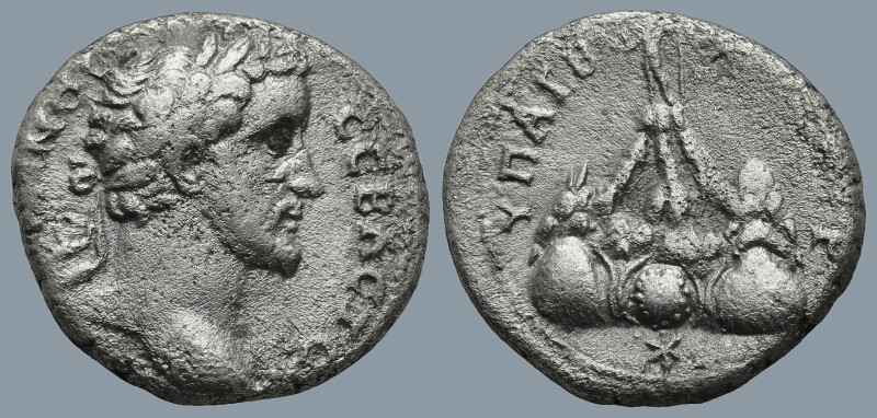 CAPAPDOCIA. Caesarea. Antoninus Pius (AD 138-161).
AR Didrachm (21mm 5,6g)
Obv...