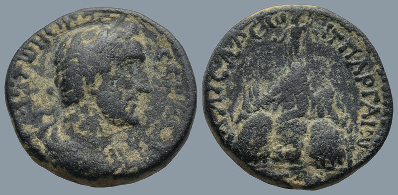 CAPPADOCIA. Caesarea. Antoninus Pius (AD 138-161)
AE Bronze (22,8mm 8,6g)
Obv:...
