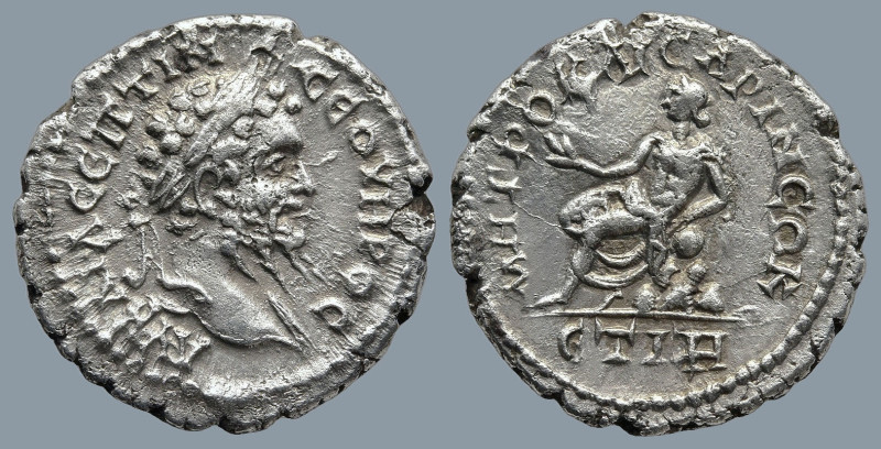 CAPPADOCIA. Caesarea. Septimius Severus (AD 193-211).
AR Drachm (18,3mm 3,28g)...