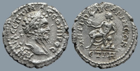 CAPPADOCIA. Caesarea. Septimius Severus (AD 193-211).
AR Drachm (18,3mm 3,28g)
Obv: ΑΥ ΚΑΙ Λ ϹΕΠΤΙΜ ϹΕΟΥΗΡΟϹ. Laureate head of Septimius Severus, ri...
