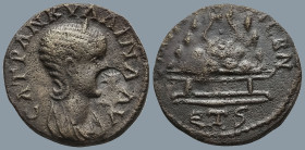 CAPPADOCIA. Caesaraea. Tranquillina, Augusta (AD 241-244)
AE Bronze (26,9mm 10,1g)
Obv: CA TPANKYΛΛINA AY. Diademed and draped bust of Tranquillina ...