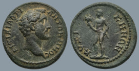 MYSIA. Kyzikos. Antoninus Pius (AD 138-161)
AE Bronze (20,9mm 5,6g)
Obv: ΑV ΚΑΙ ΤPΑΙ ΑΔΡΙ ΑΝΤΩΝΕΙΝΟС. Bare head right.
Rev: ΚVΖΙΚΗΝΩΝ. Genius stand...
