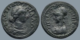 MYSIA. Miletopolis. Lucilla, Augusta (AD 164-182). Circa 166-169 AD
AE Bronze (21,9mm 5,7g)
Obv: ΛΟYΚΙΛΛΑ CЄΒΑCΤΗ. Draped bust of Lucilla to right....