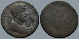 AEOLIS. Myrina. Commodus (AD 177-192)
AE Medallion (32mm 19,2g)
Obv: Laureate-headed bust of Commodus wearing cuirass and paludamentum, right, seen ...