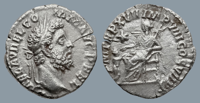 Commodus (AD 177-192). Rome
AR Denarius (15,8mm 2,5g)
Obv: L AEL AVREL COMM AV...